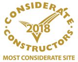 Considerate Constructors Scheme Awards 2018 – Most Considerate Site (£1-5m category)