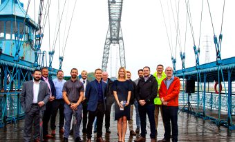 Project kick-off for new visitor centre at landmark Newport Transporter Bridge