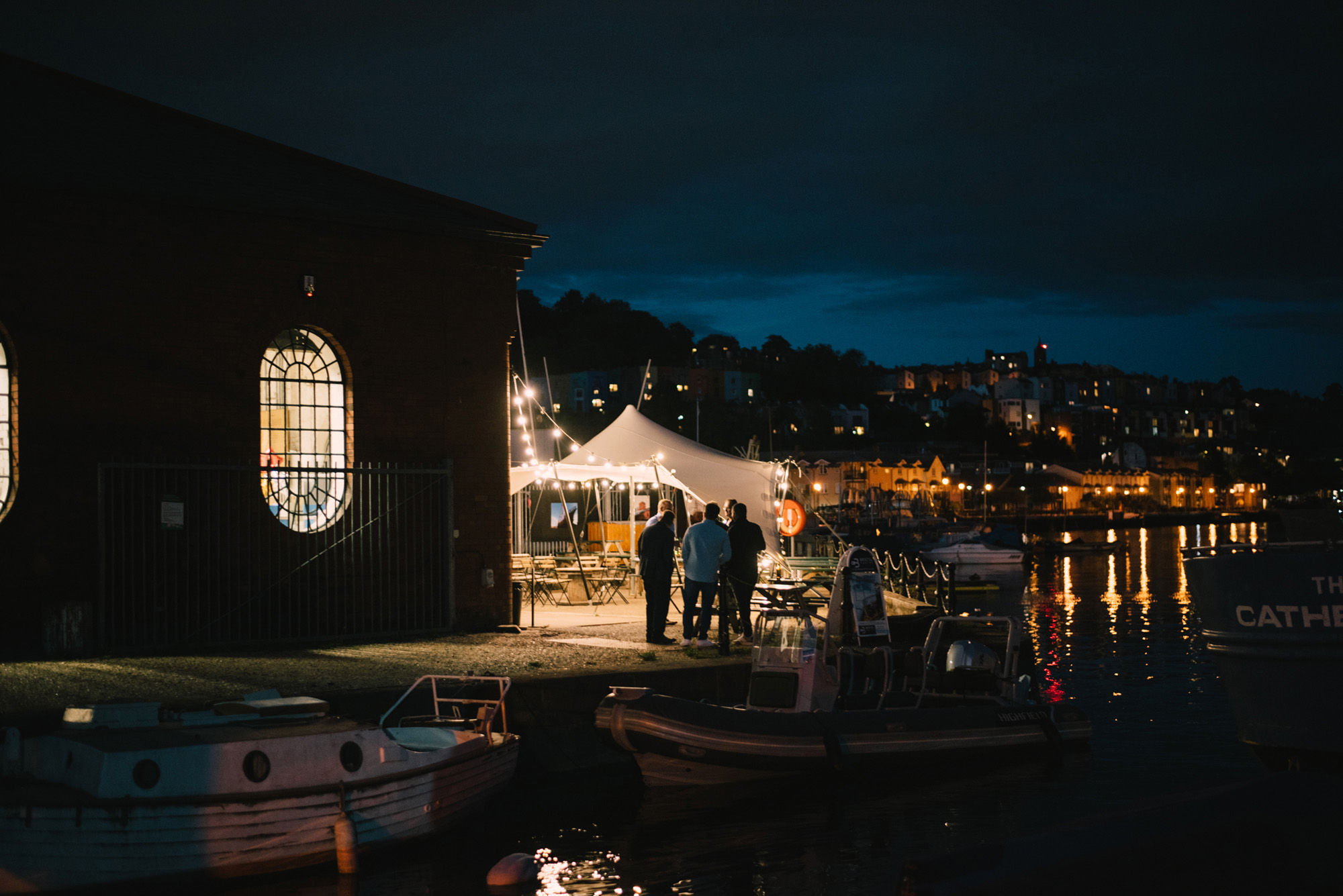 Underfall Yard at night