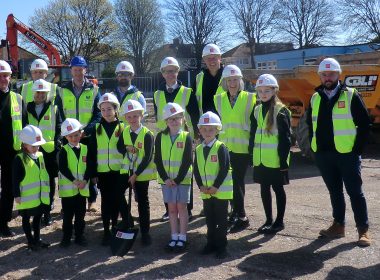 Construction begins on a significant new school building at Ashcombe Primary School