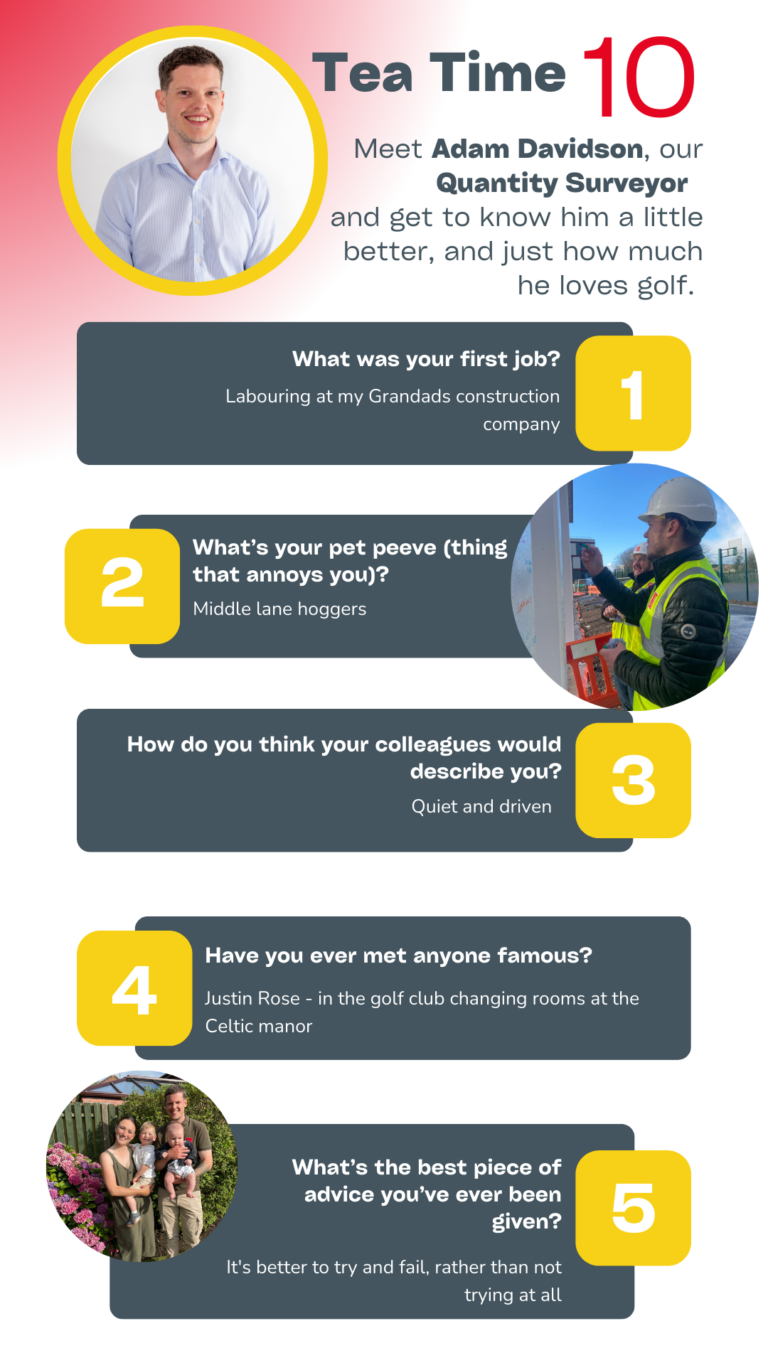 Tea Time 10: Adam Davidson, Quantity Surveyor - John Perkins Construction